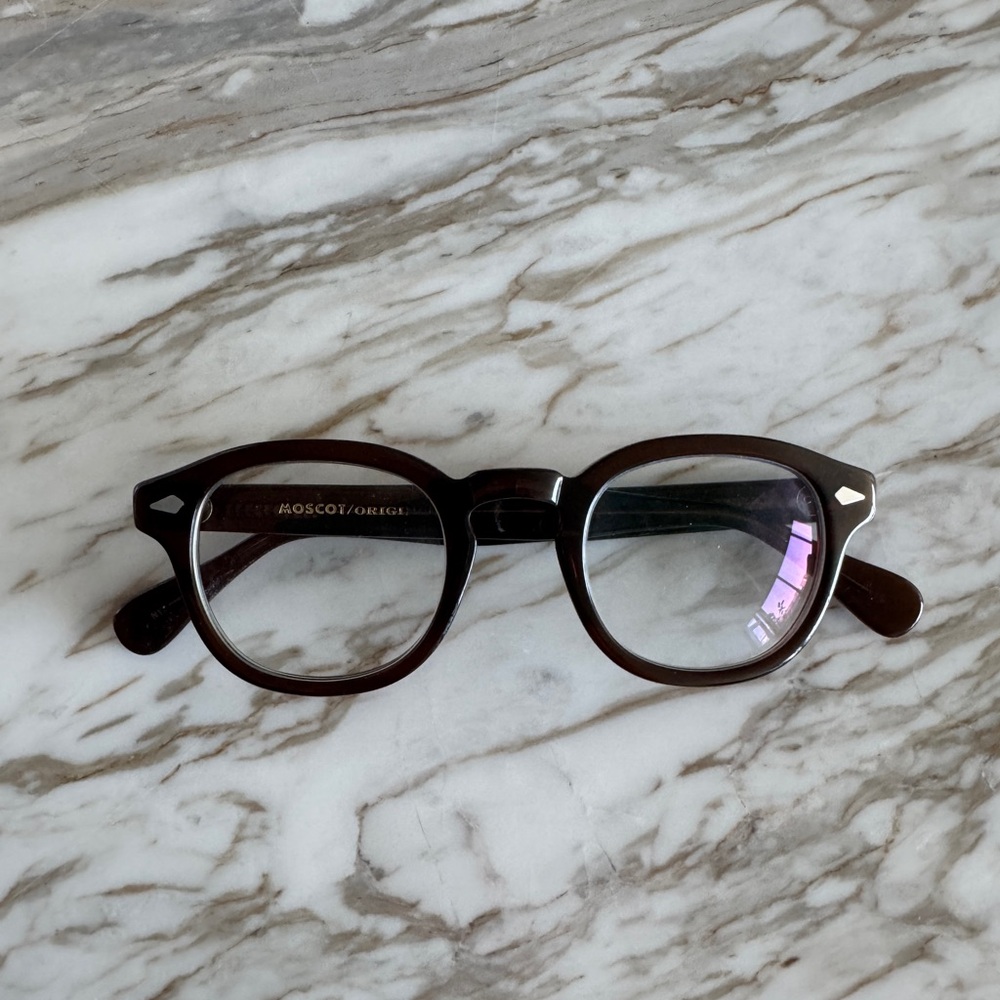 Moscot Brown Lemtosh Eyeglasses